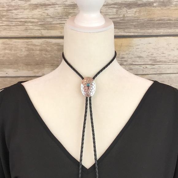 Sterling Silver Bolo Tie - Picture 2 of 8